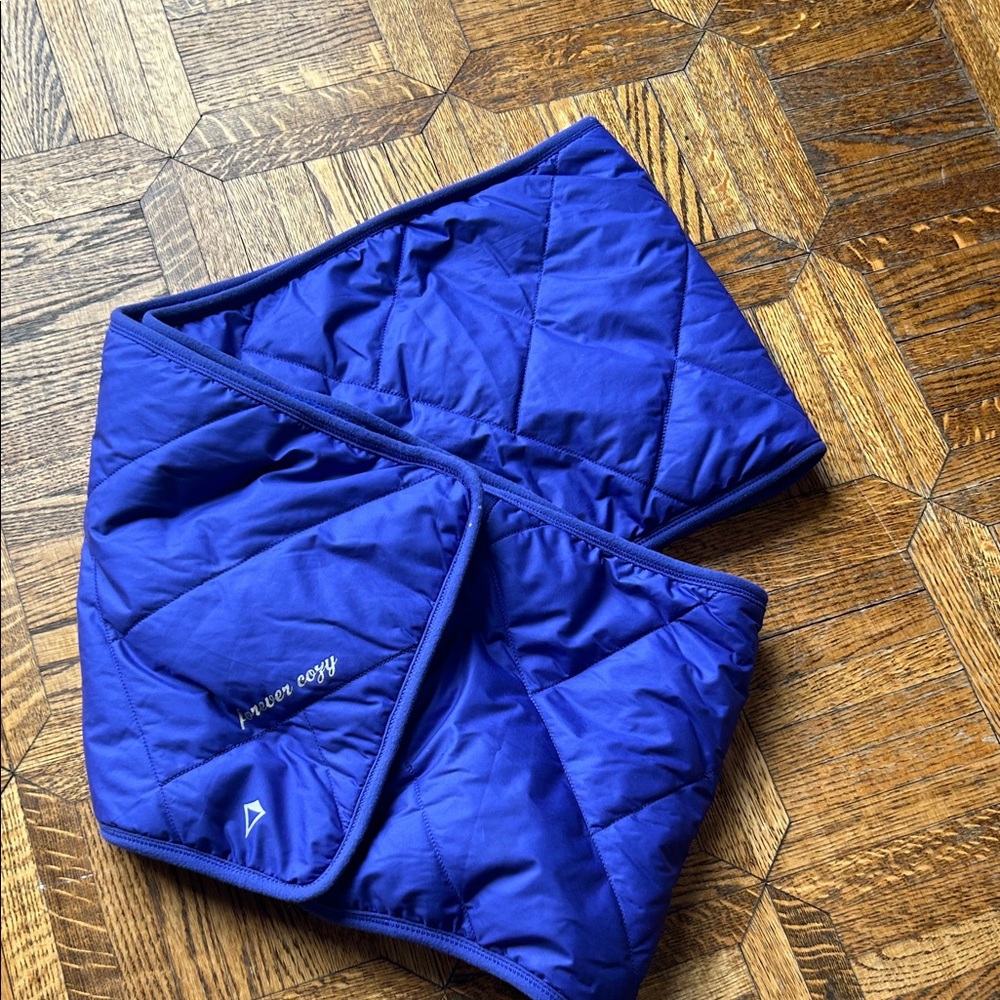 ivivva By Lululemon Girls Scarf Snap Closure Purple Puffer Cozy 69725 IV9706S